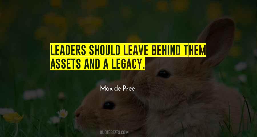 Leader Legacy Quotes #559074