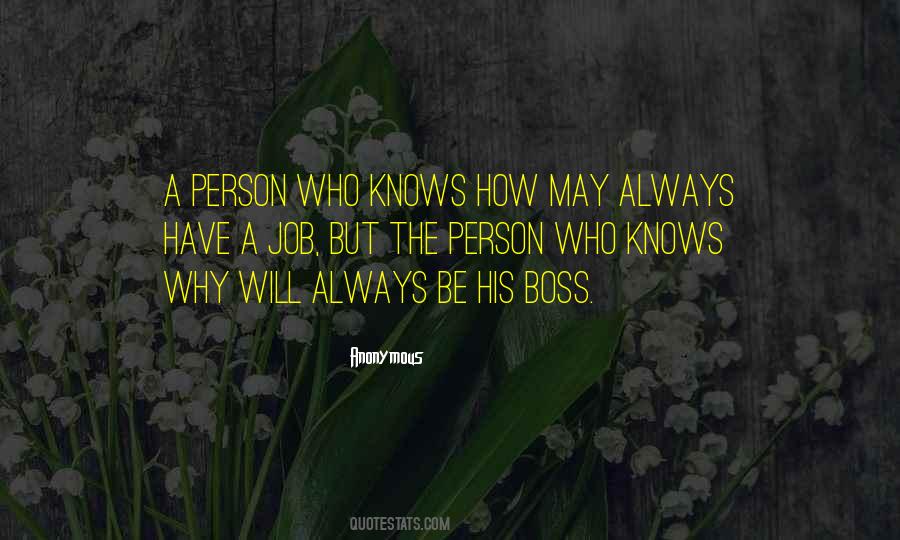 Be A Boss Quotes #68872