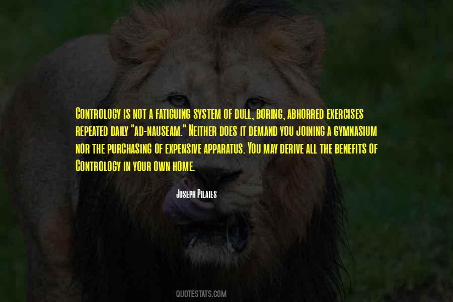 Home Exercise Quotes #334655