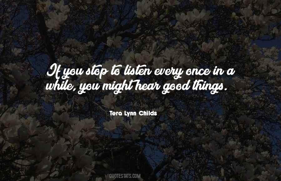 Just For A While Quotes #789244