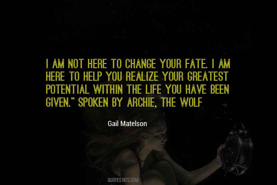 Fate Change Quotes #1507303