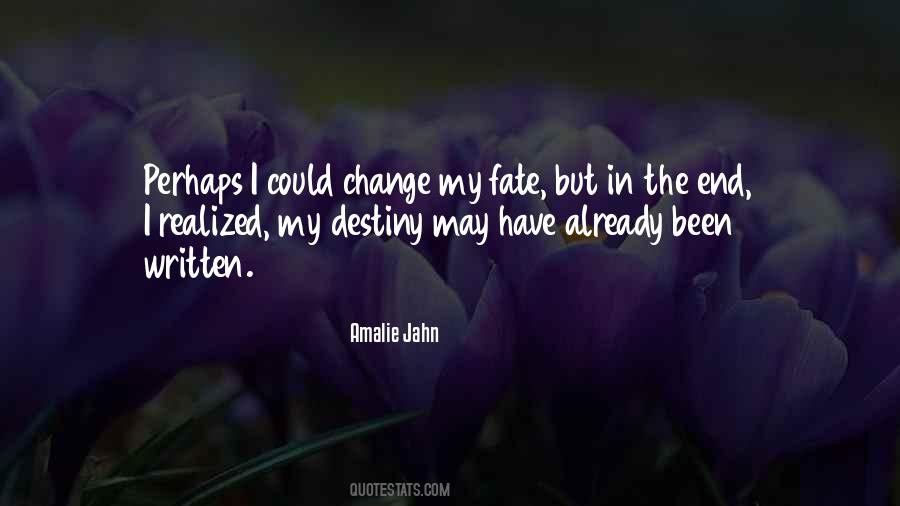 Fate Change Quotes #1560354