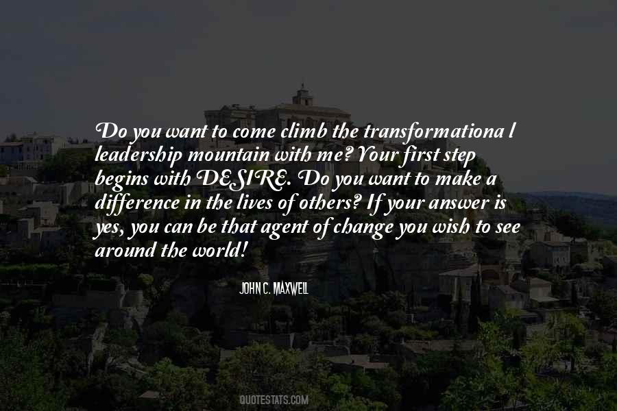 Want To Make A Difference Quotes #1520903