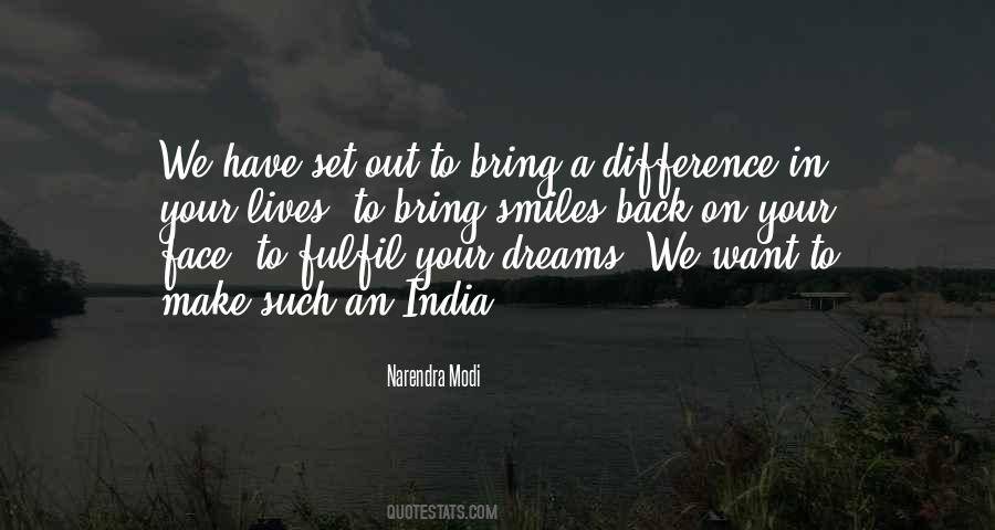 Want To Make A Difference Quotes #745207