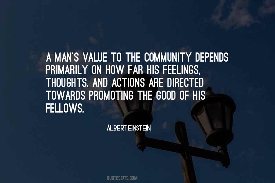 Quotes About A Good Community #1236610