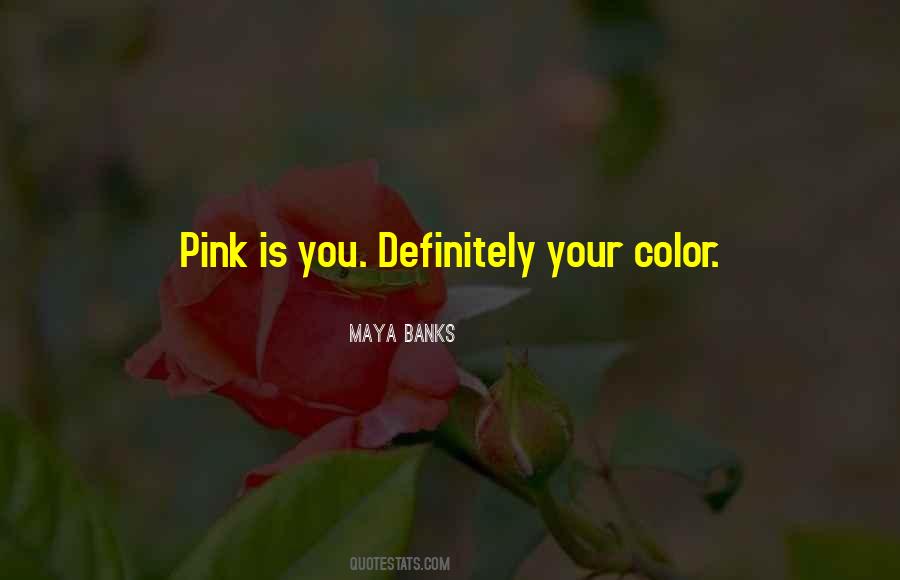 Pink Pink Quotes #36825