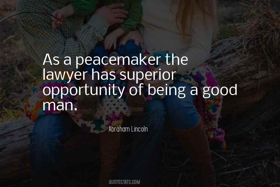 Best Peacemaker Quotes #346592