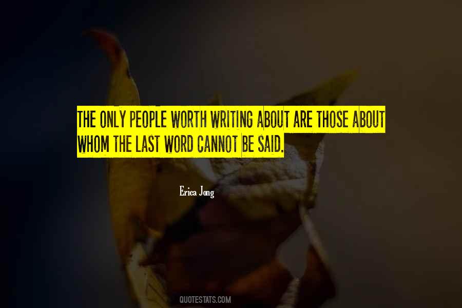 Your Last Word Quotes #230669