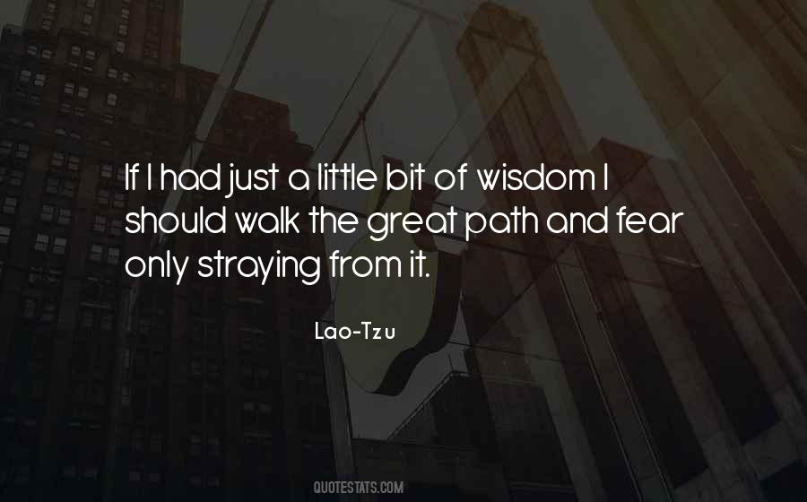 Fear Wisdom Quotes #1196434