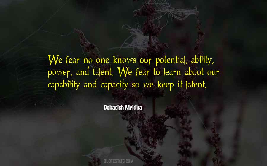 Fear Wisdom Quotes #1598007