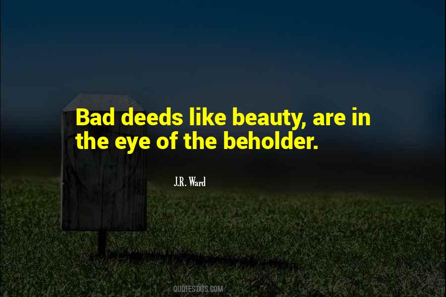 Beauty Eye Of The Beholder Quotes #1399321