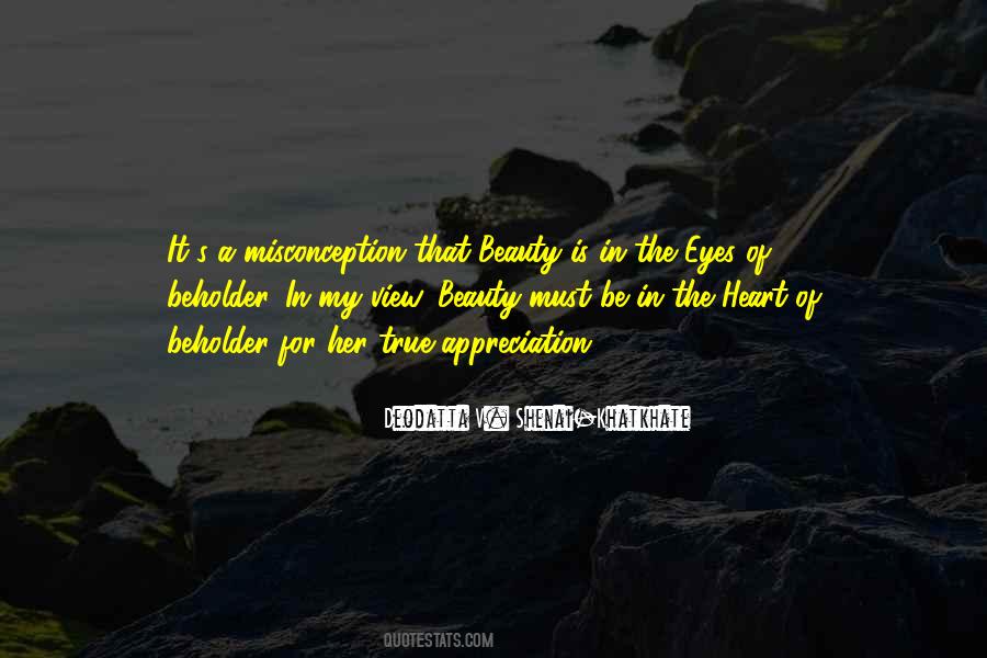 Beauty Eye Of The Beholder Quotes #152917