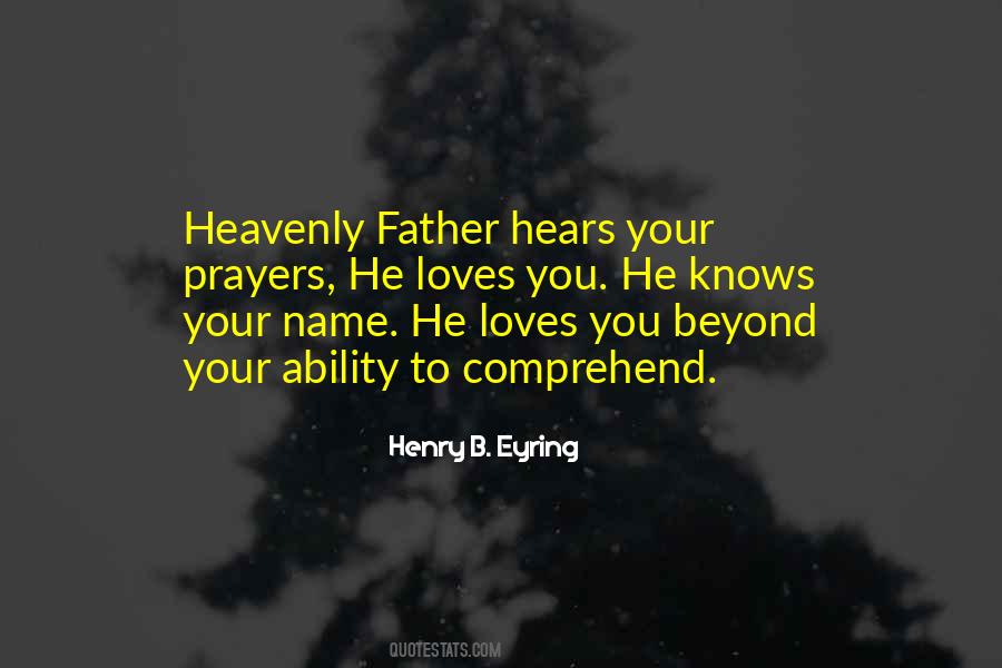 Heavenly Father Prayer Quotes #1208451