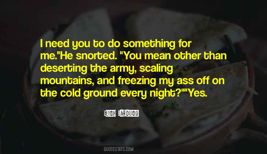 Freezing Night Quotes #126297