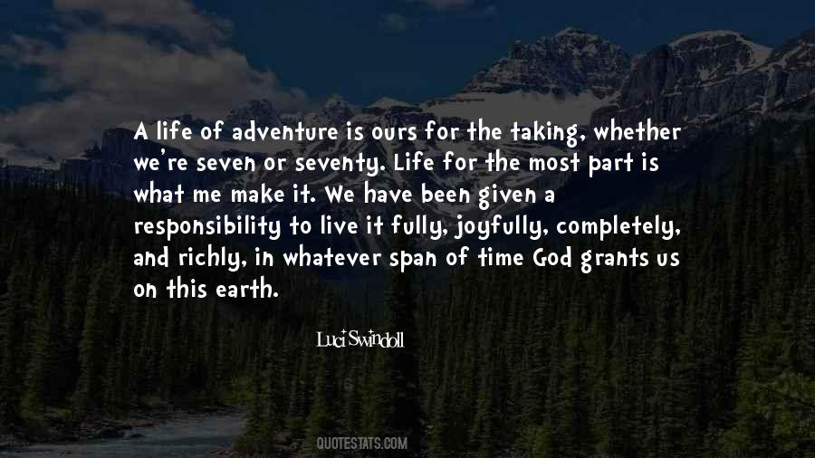 Live Life Adventure Quotes #997313