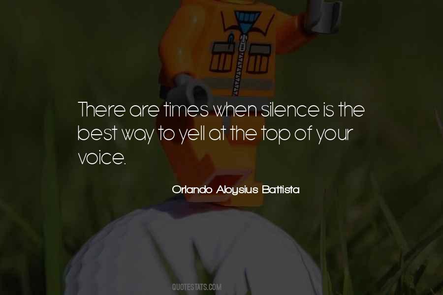Silence Is Best Quotes #1146761