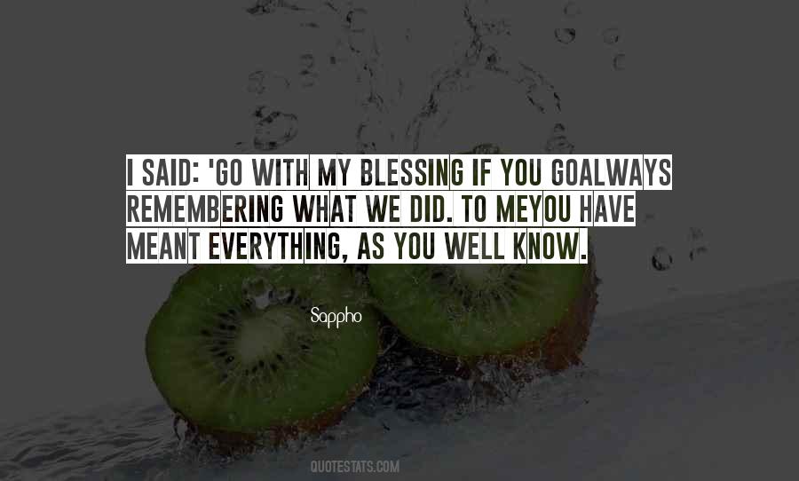 Blessing Me Quotes #260856
