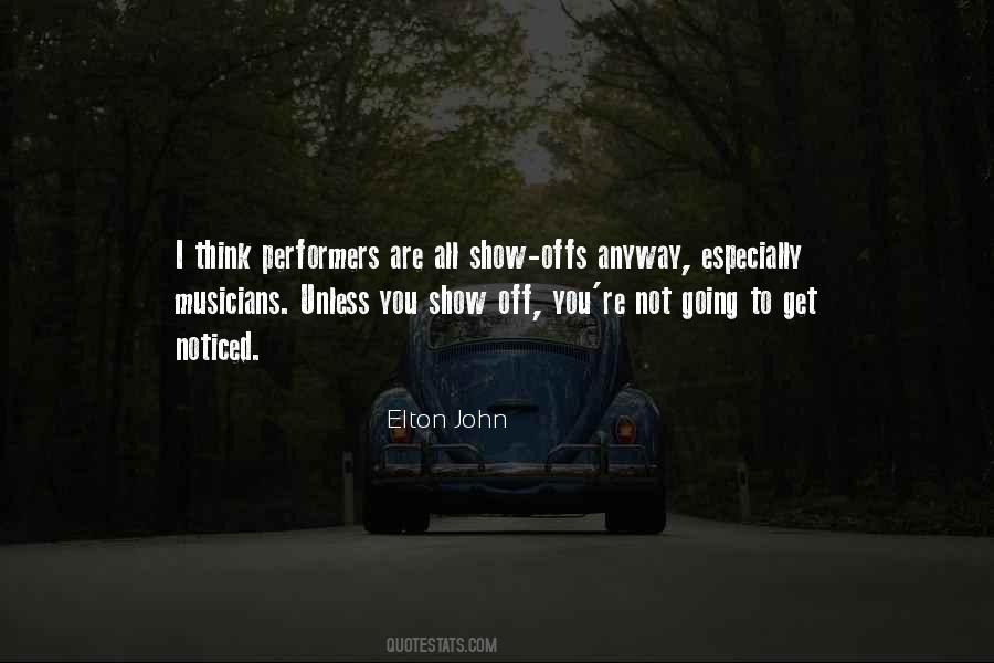 Not Show Off Quotes #167230