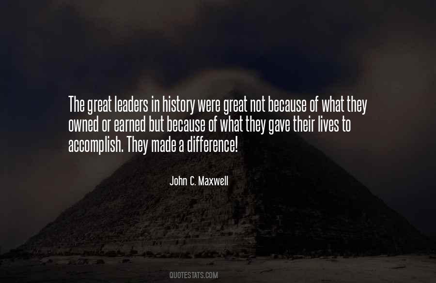 Maxwell Leadership Quotes #1301764