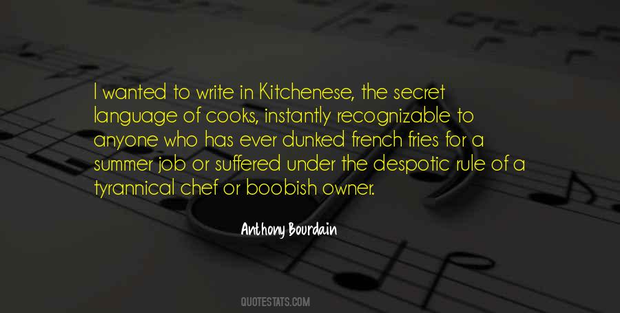 French Chef Quotes #905984