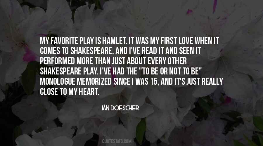 Shakespeare To Be Or Not To Be Quotes #157689