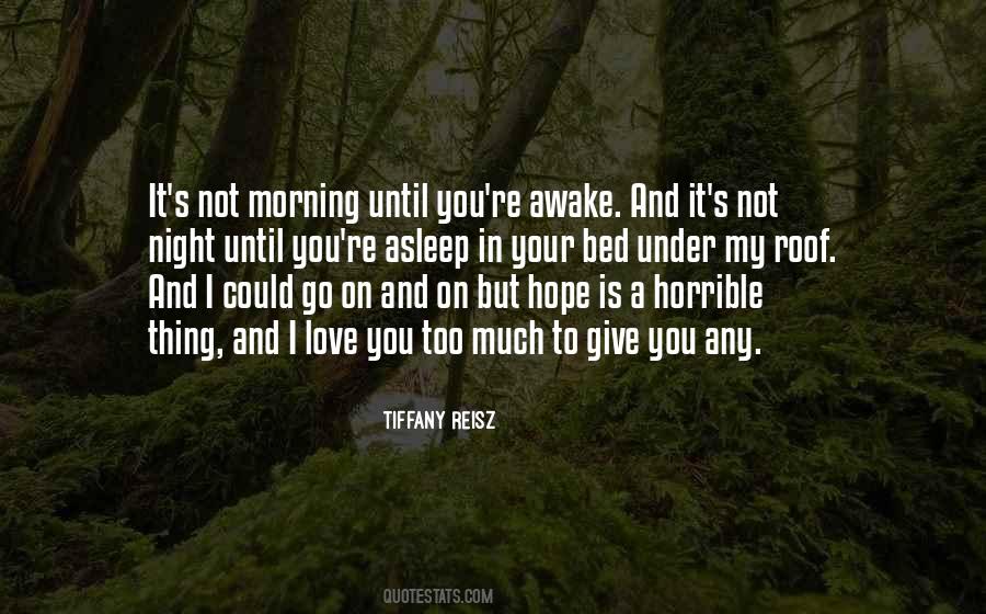 Love You Morning Quotes #706845