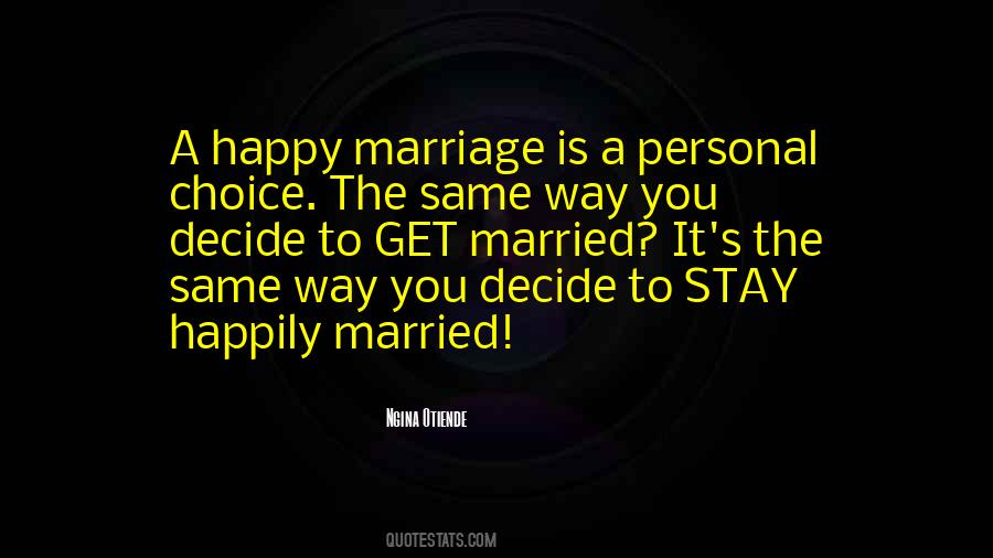 Stay Married Quotes #1183851