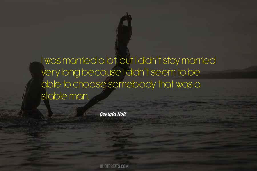 Stay Married Quotes #1748761