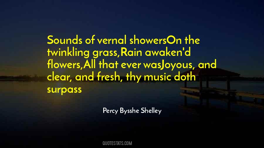 Music In Rain Quotes #1446171