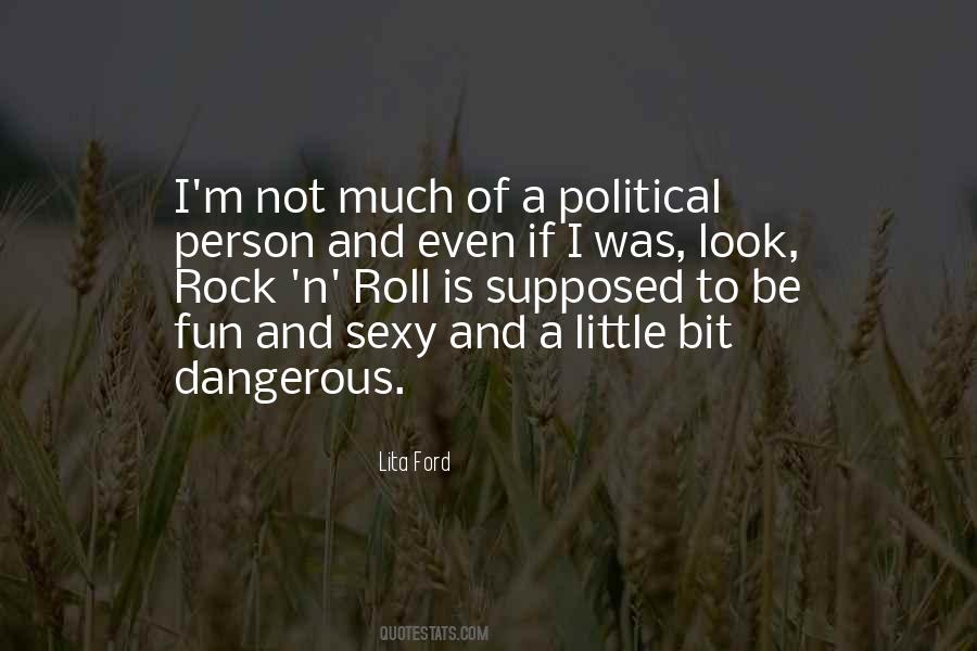 Political Person Quotes #1660708