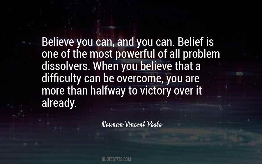 Problem Overcome Quotes #1549918