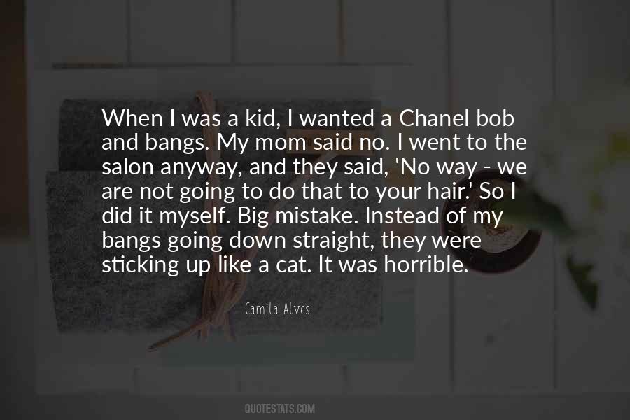 Quotes About Hair Bangs #1068024