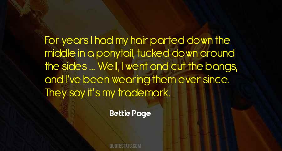 Quotes About Hair Bangs #1627523