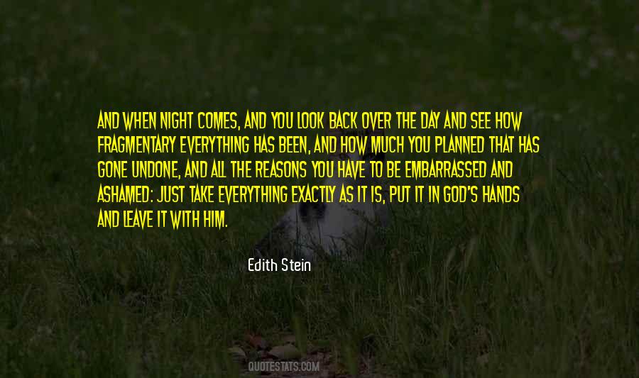 The Day Is Over Quotes #1081413