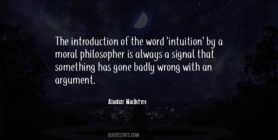 Wrong Intuition Quotes #1217632