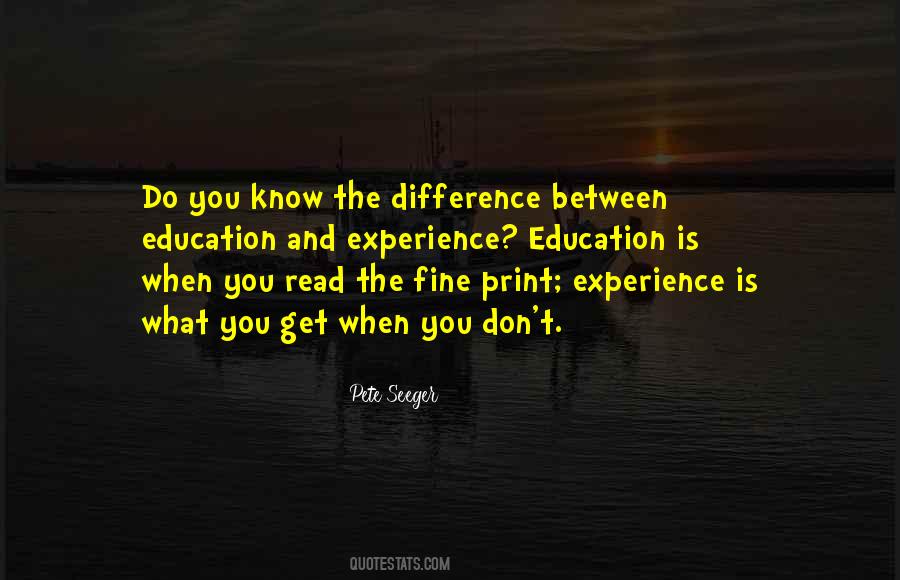 Experience Is What You Get Quotes #775021