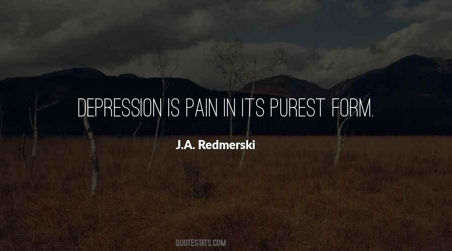 Depression Pain Quotes #26348