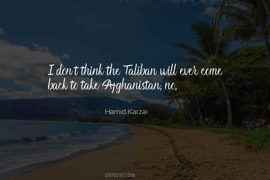 Afghanistan Taliban Quotes #269806