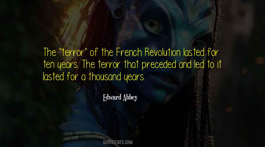 French Revolution Terror Quotes #1234222