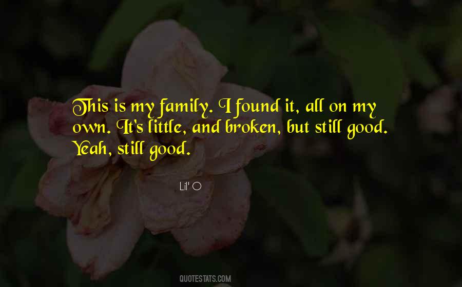 Family Is Broken Quotes #1573921