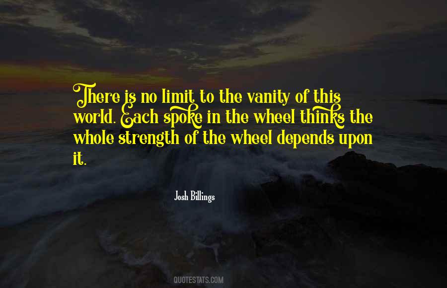Strength Of The World Quotes #1418807