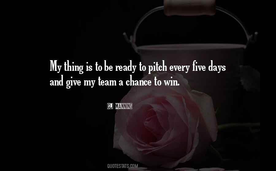 Team Chance Quotes #1499008