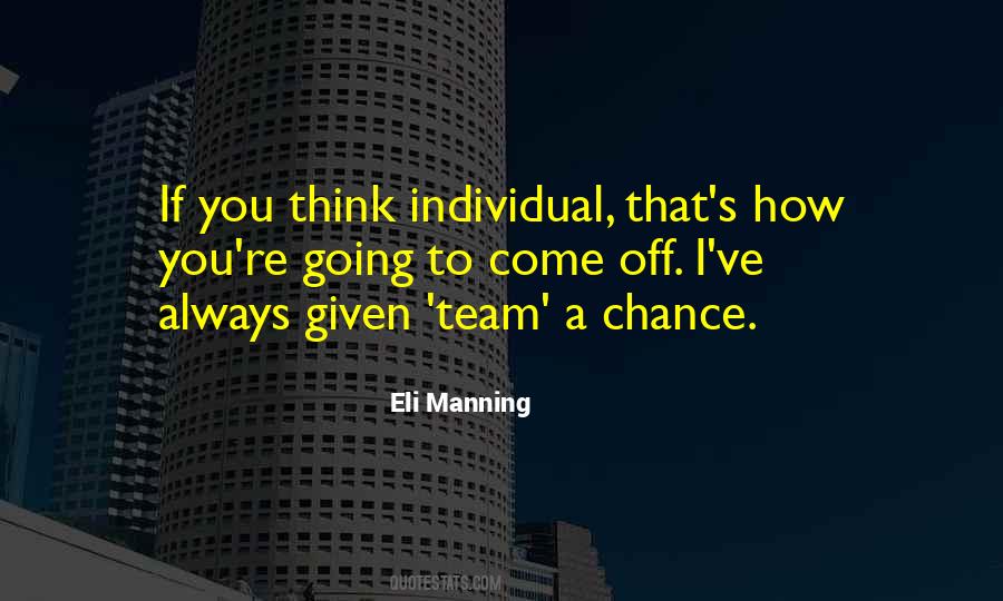 Team Chance Quotes #750529