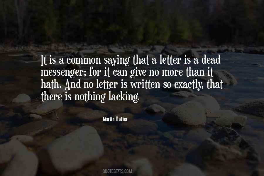 So It Is Written Quotes #1515107