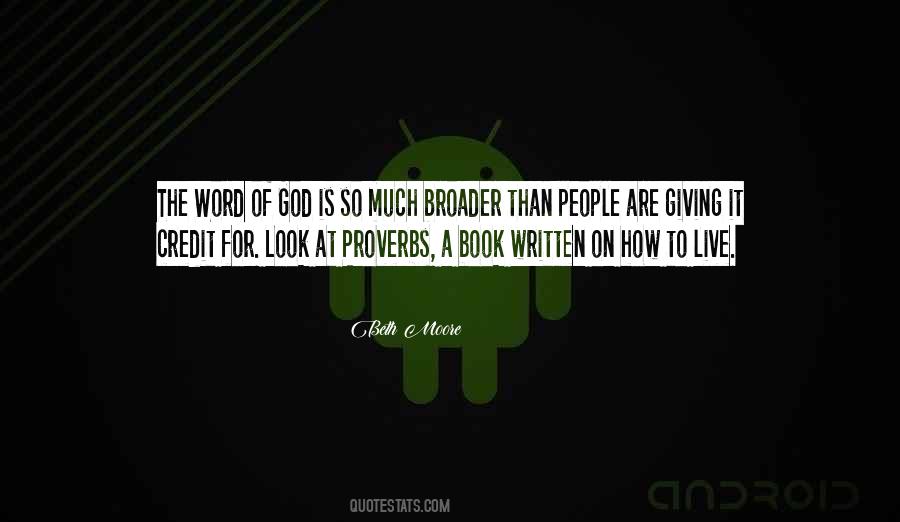 So It Is Written Quotes #1518029