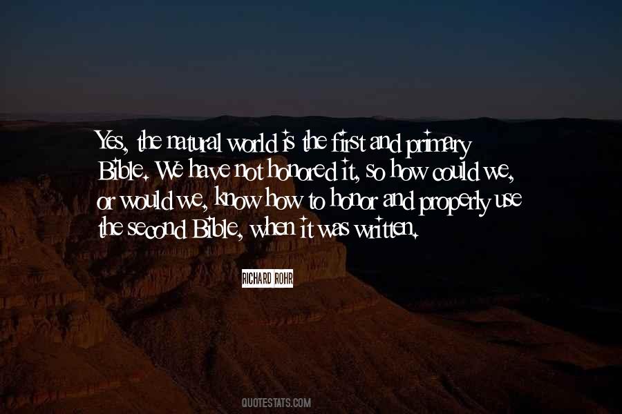 So It Is Written Quotes #1737765
