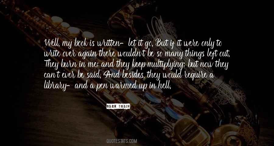 So It Is Written Quotes #734705