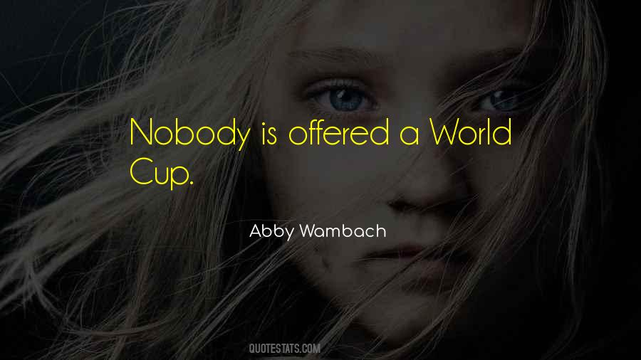 Nobody Is Quotes #1276131