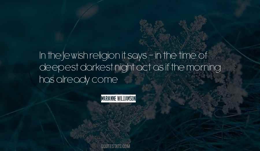 Night Religion Quotes #121352