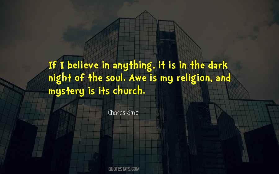 Night Religion Quotes #708677